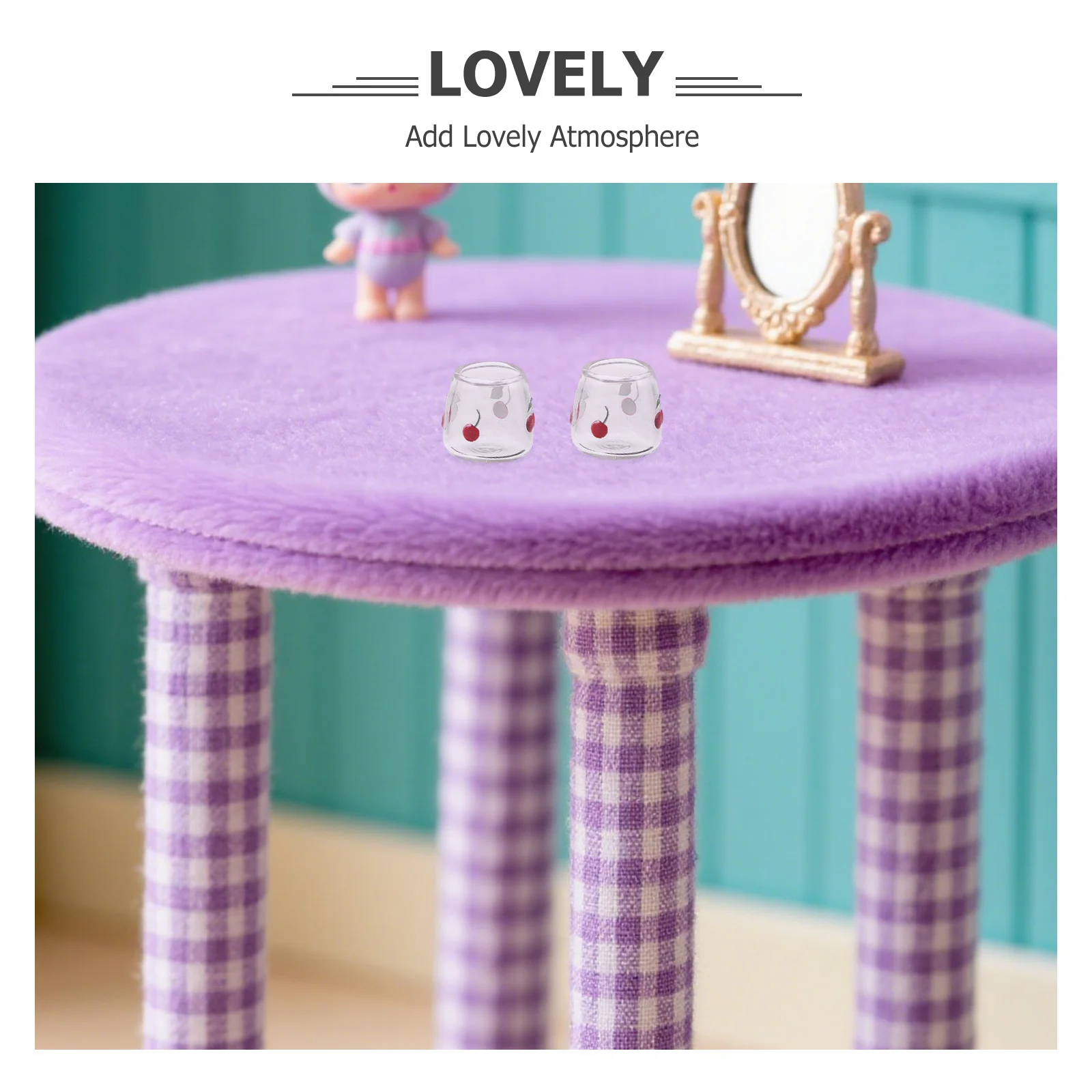 Мини-чашки для питья для кукольного домика - Фотография_4