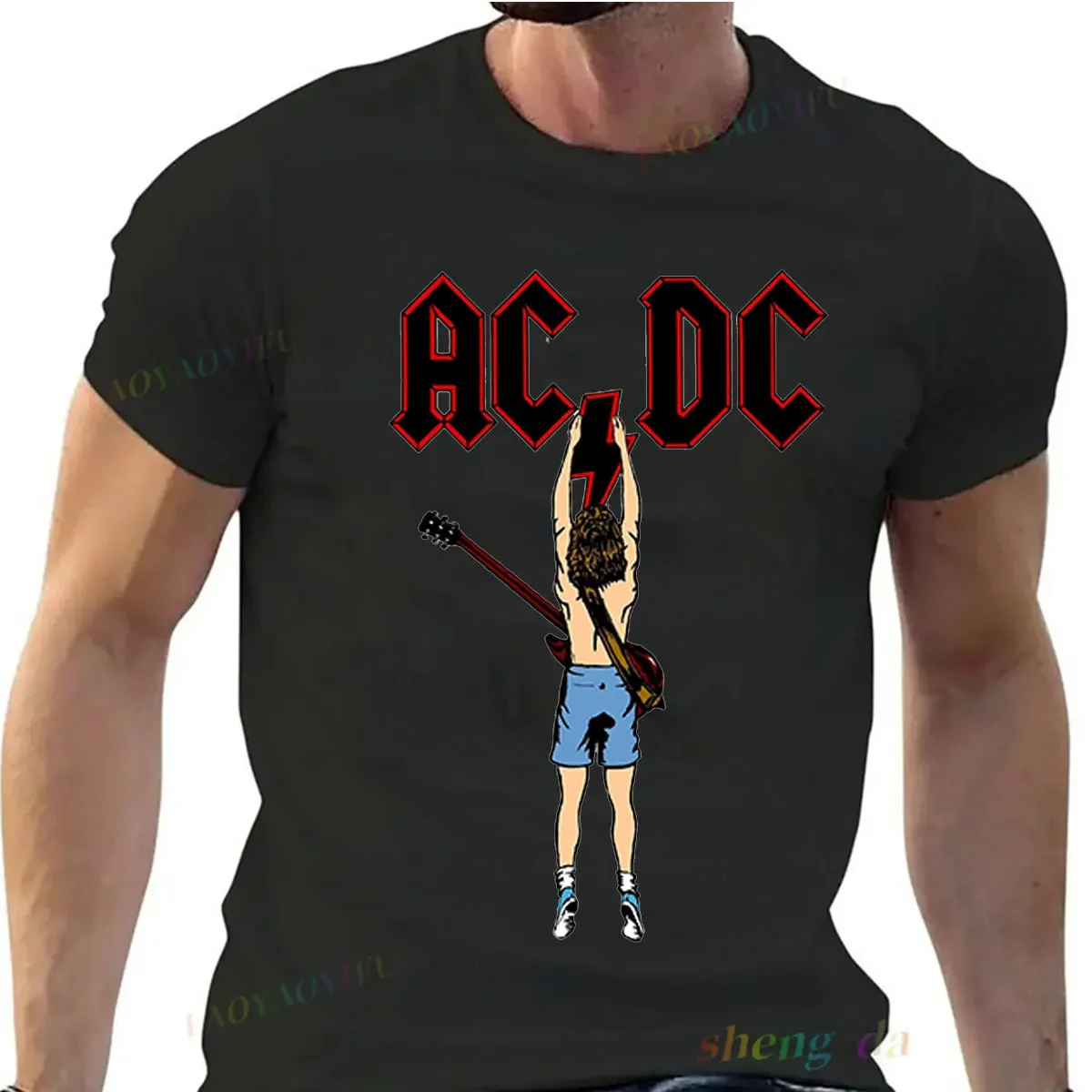 Футболка playera rock band ac dc - Фотография_5