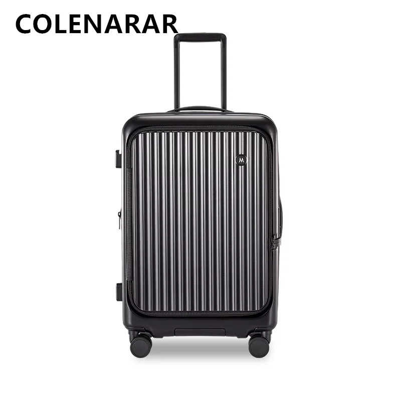 Чемодан colenara из абс-пластика + пк с передним отверстием для ноутбука