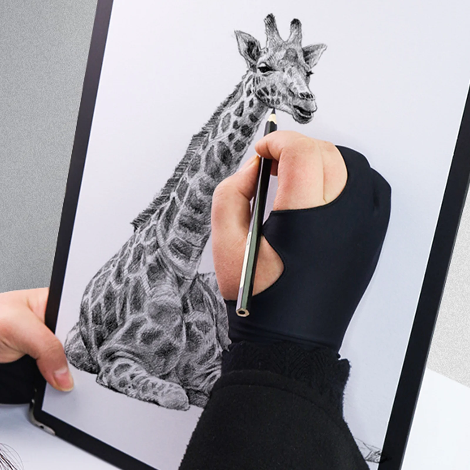 Перчатки для художника с двумя пальцами - Фотография_2