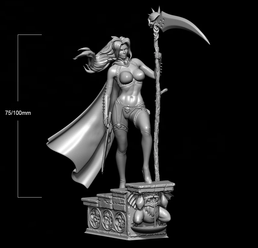 75 мм 100 мм модель из смолы