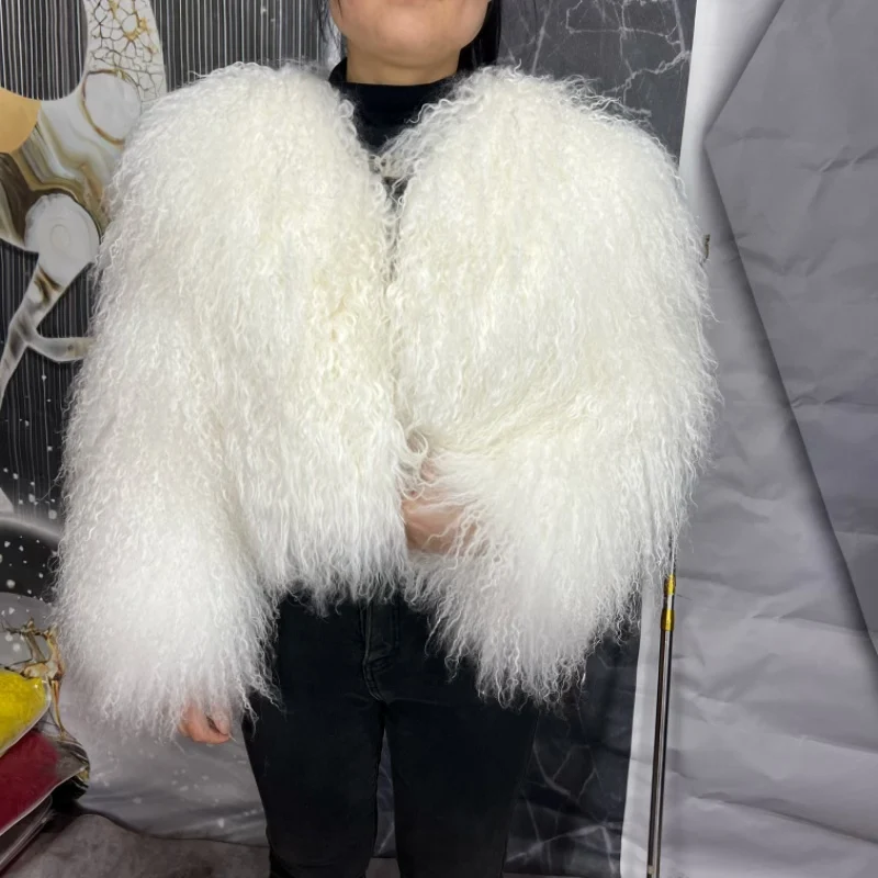 Новый стиль, зимняя теплая дубленная