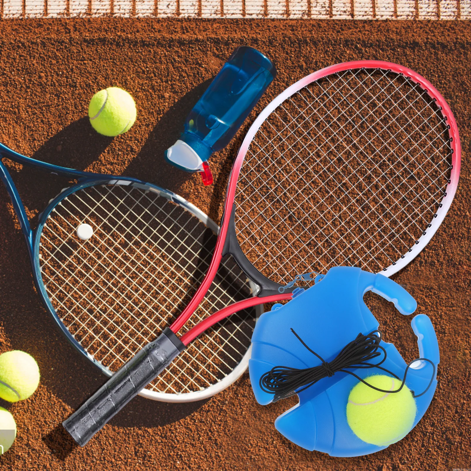 1 комплект, резиновая тренировочная база для тенниса