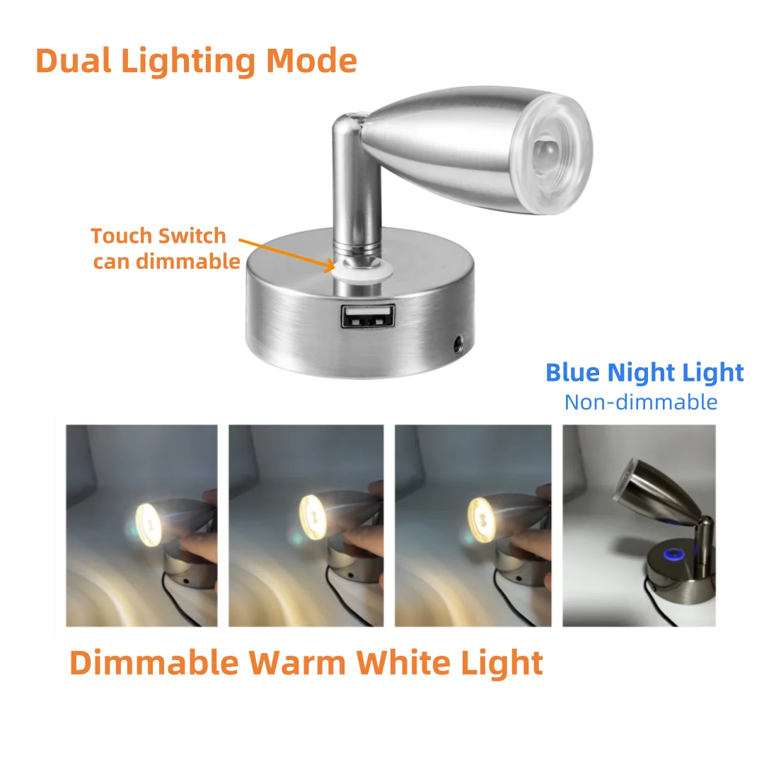 12 в прожектор с сенсорным выключателем и регулируемой яркостью - Фотография_3