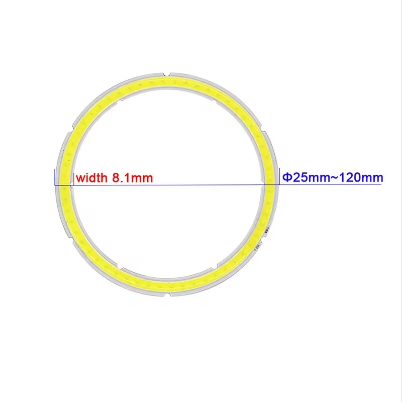 12v dc cob светодиодный круглый кольцевой чип 2 - Фотография_4