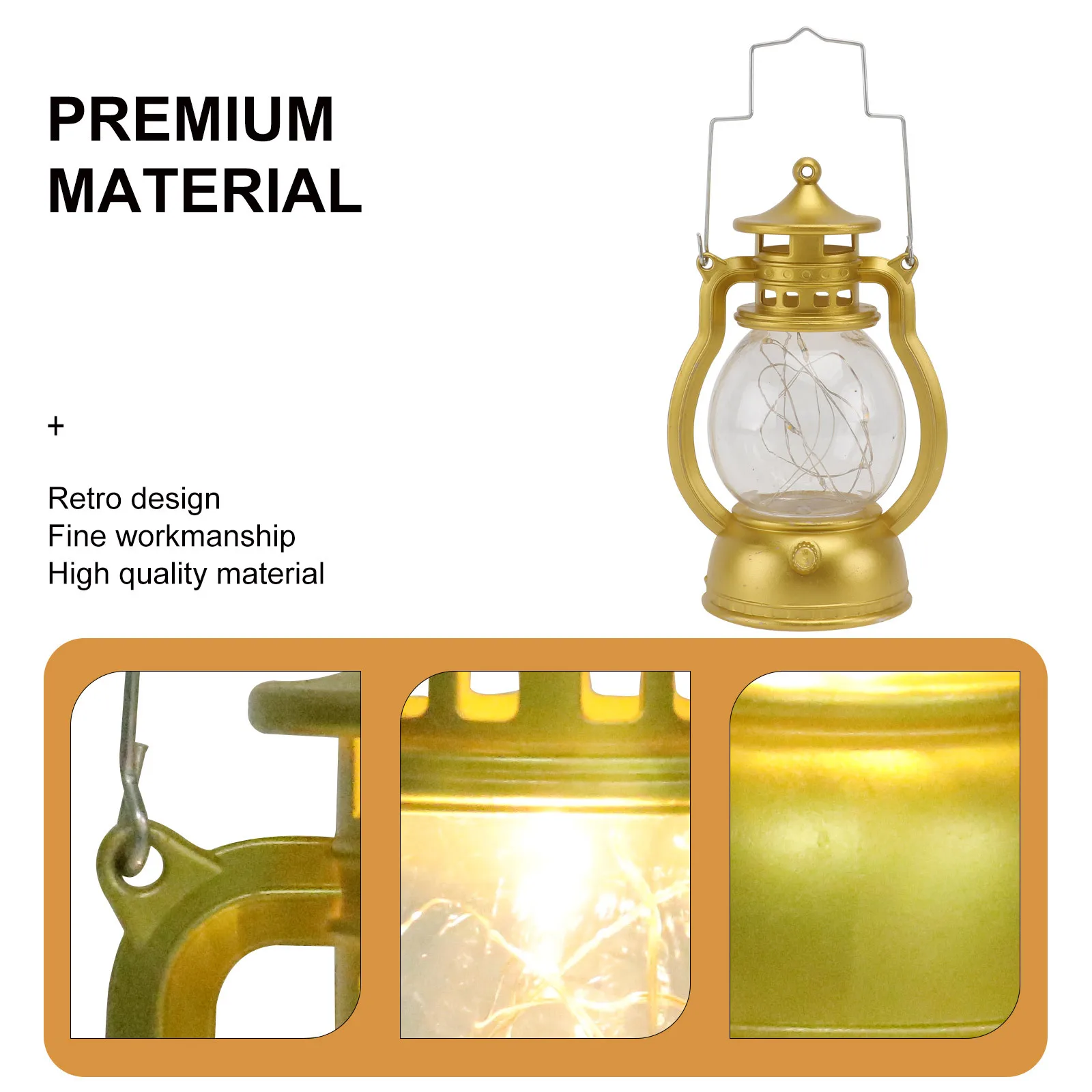 Креативные ручные ретро-фонарики для настенного декора для рабочего стола - Фотография_5