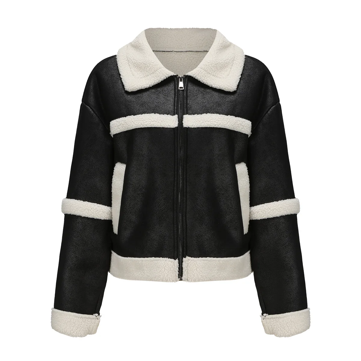 Женская куртка из искусственной кожи - Фотография_6