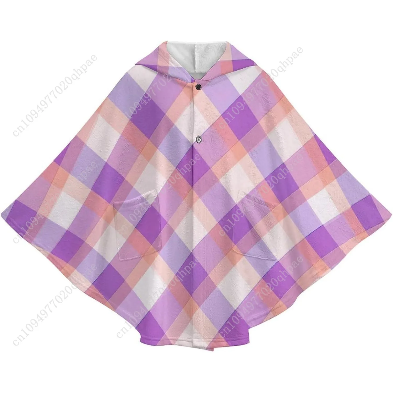 Уютный фланелевой свитер-одеяло - Фотография_4