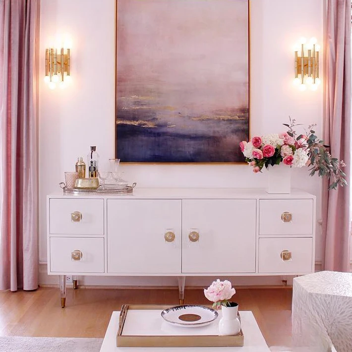 Скандинавский домашний шкаф для украшения - Фотография_2