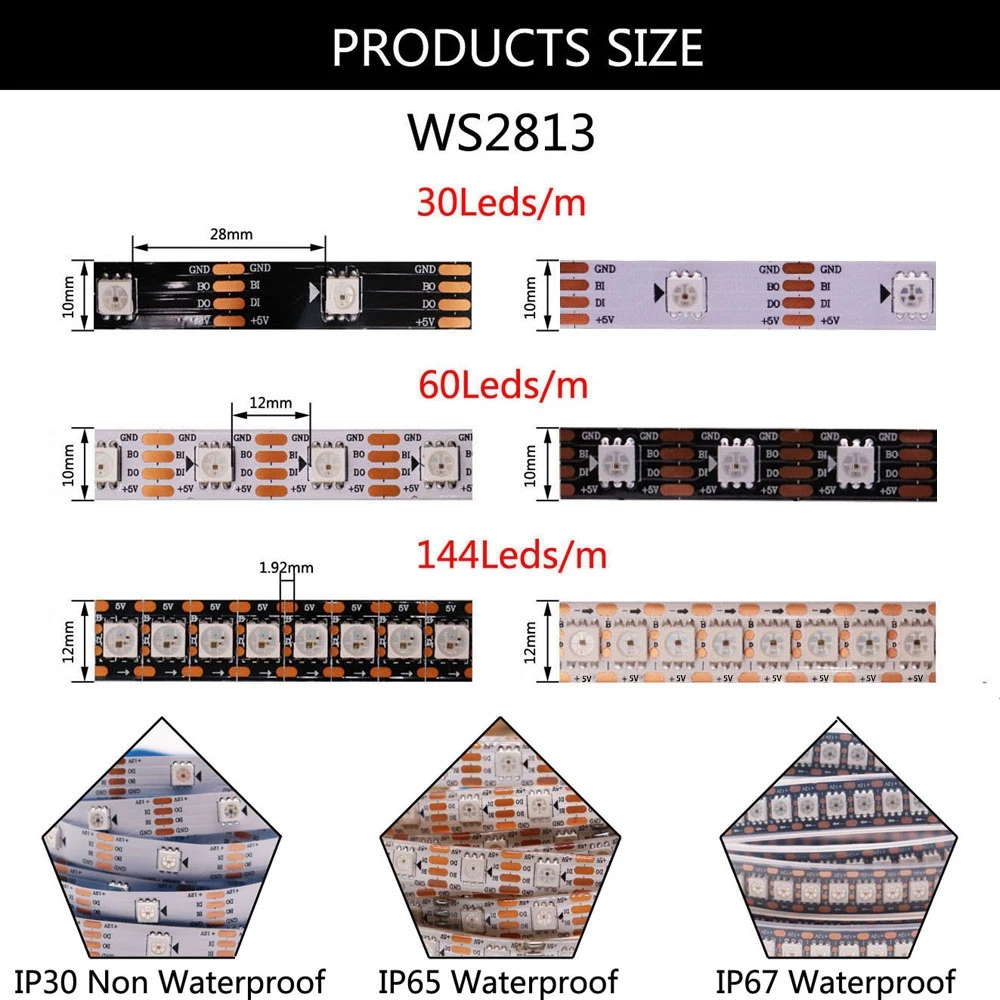 Ws2811 ws2812b ws2813 ws2815 светодиодная - Фотография_5
