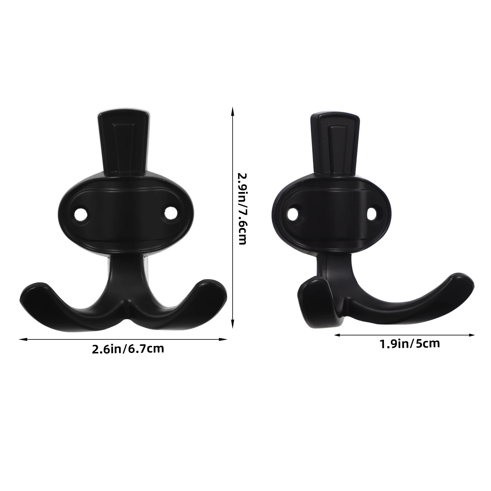 Сверхмощный металлический настенный крючок для одежды - Фотография_5