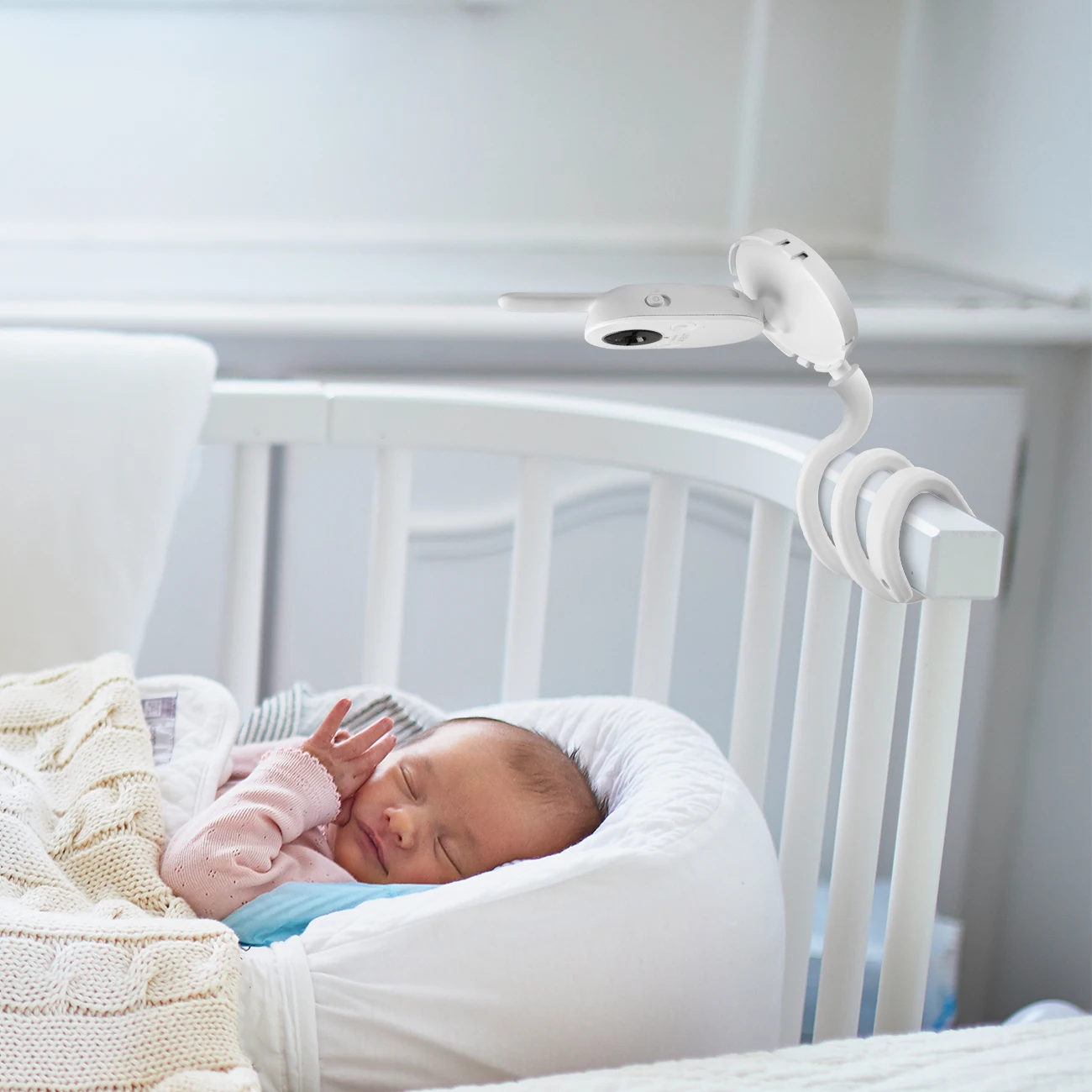 Гибкий поворотный кронштейн для детской камеры philips avent - Фотография_6