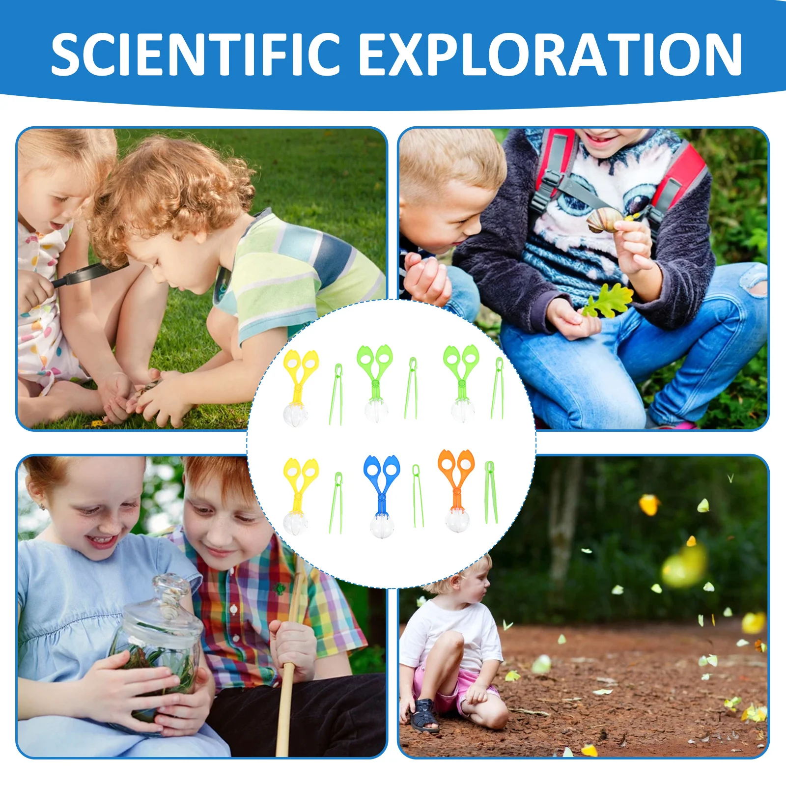 6 комплектов, детские ножничные зажимы для ловли насекомых - Фотография_2