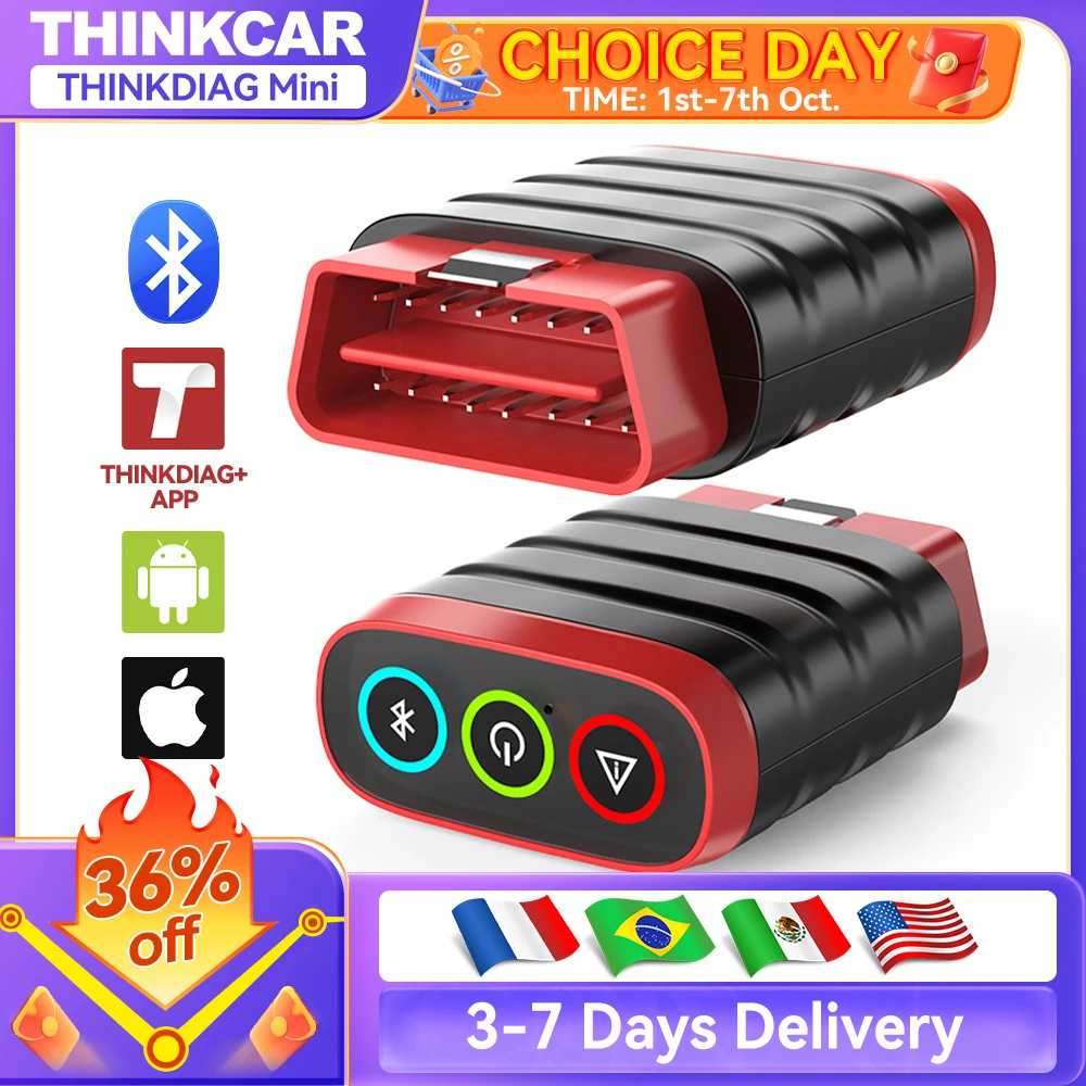 Thinkcar thinkdiag mini obd2 сканер для всех автомобилей