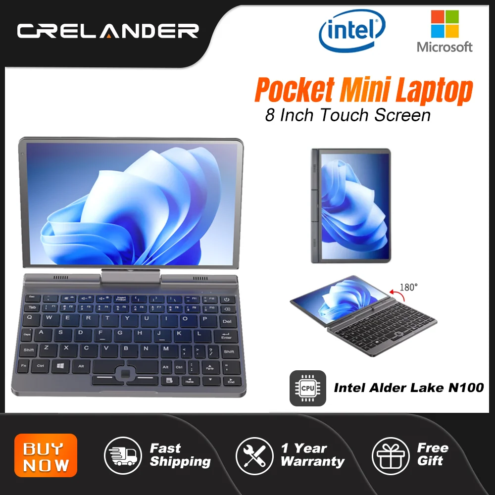Crelander p8 8-дюймовый mini сенсорный
