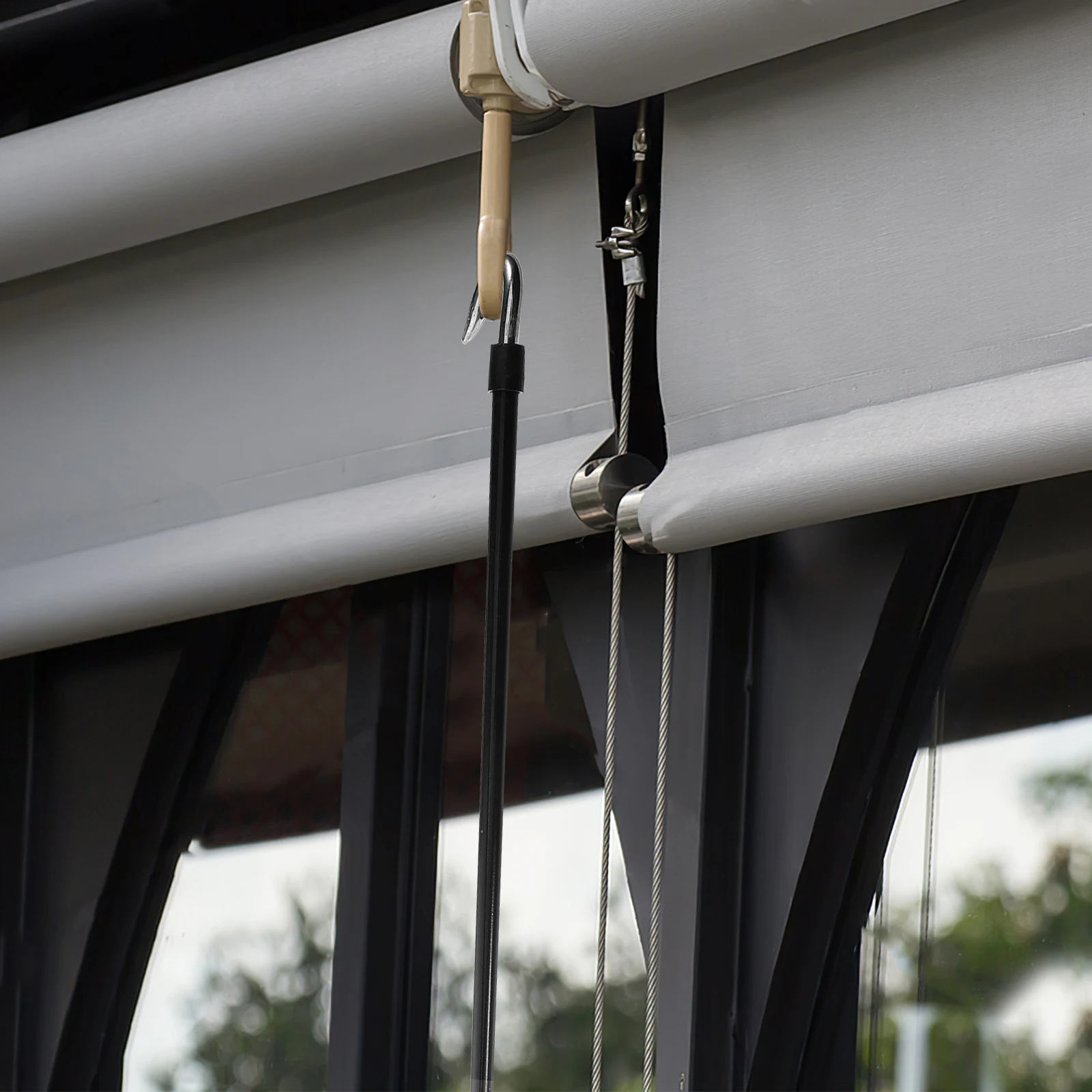 Сверхмощный ручной тент с кривошипной ручкой - Фотография_2