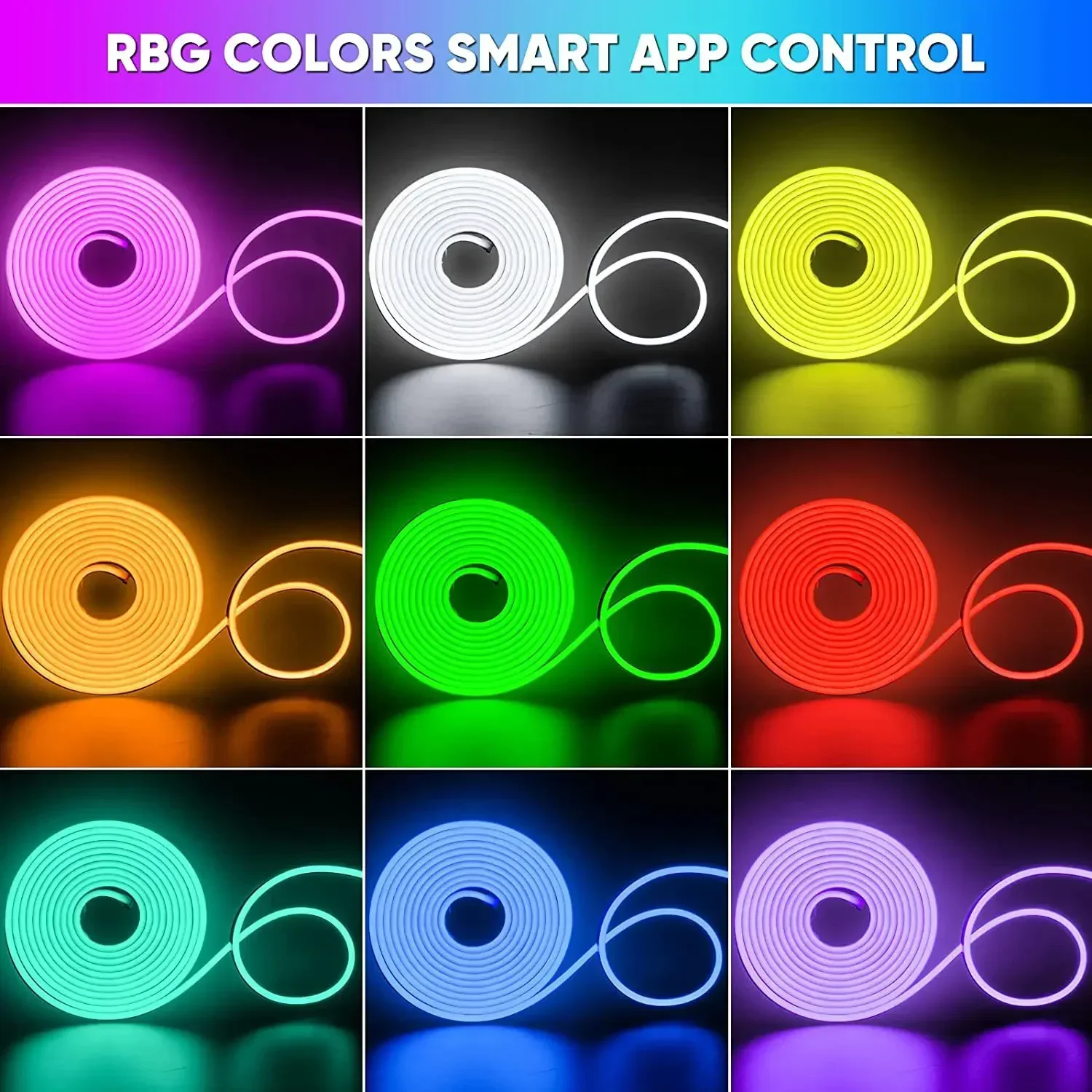 Rgb неоновая светодиодная лента - Фотография_2