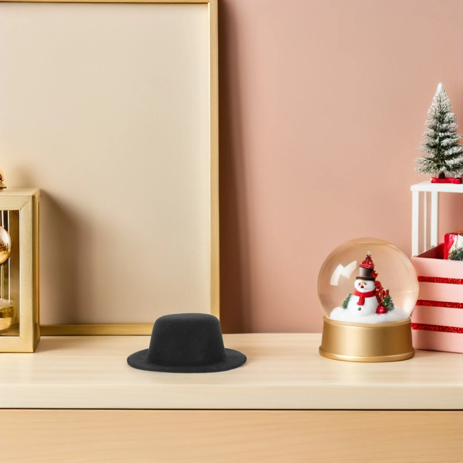 Мини-цилиндры, крошечные черные фетровые шляпы для поделок своими руками - Фотография_5