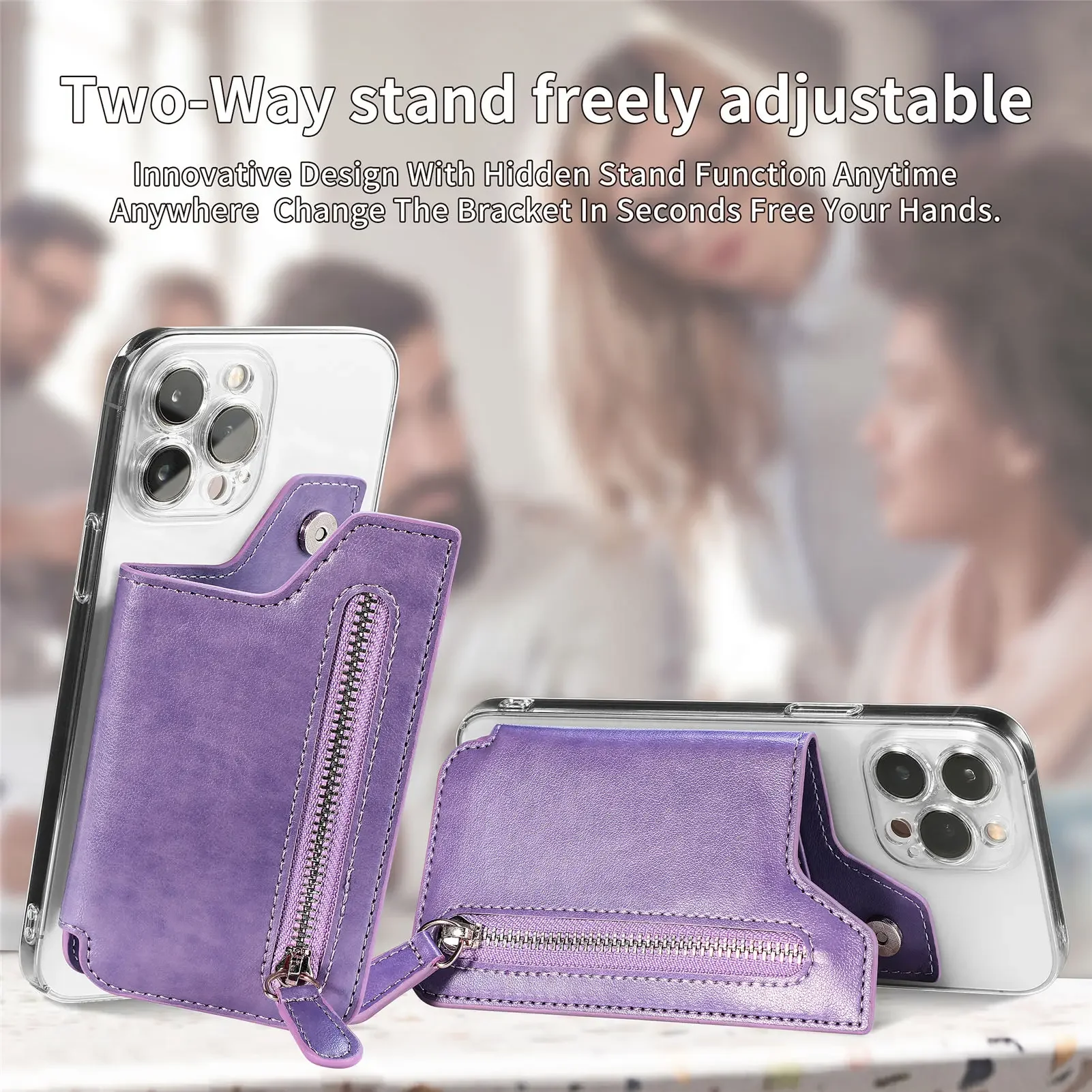 Универсальный держатель для сотового телефона с отделением для карт - Фотография_2