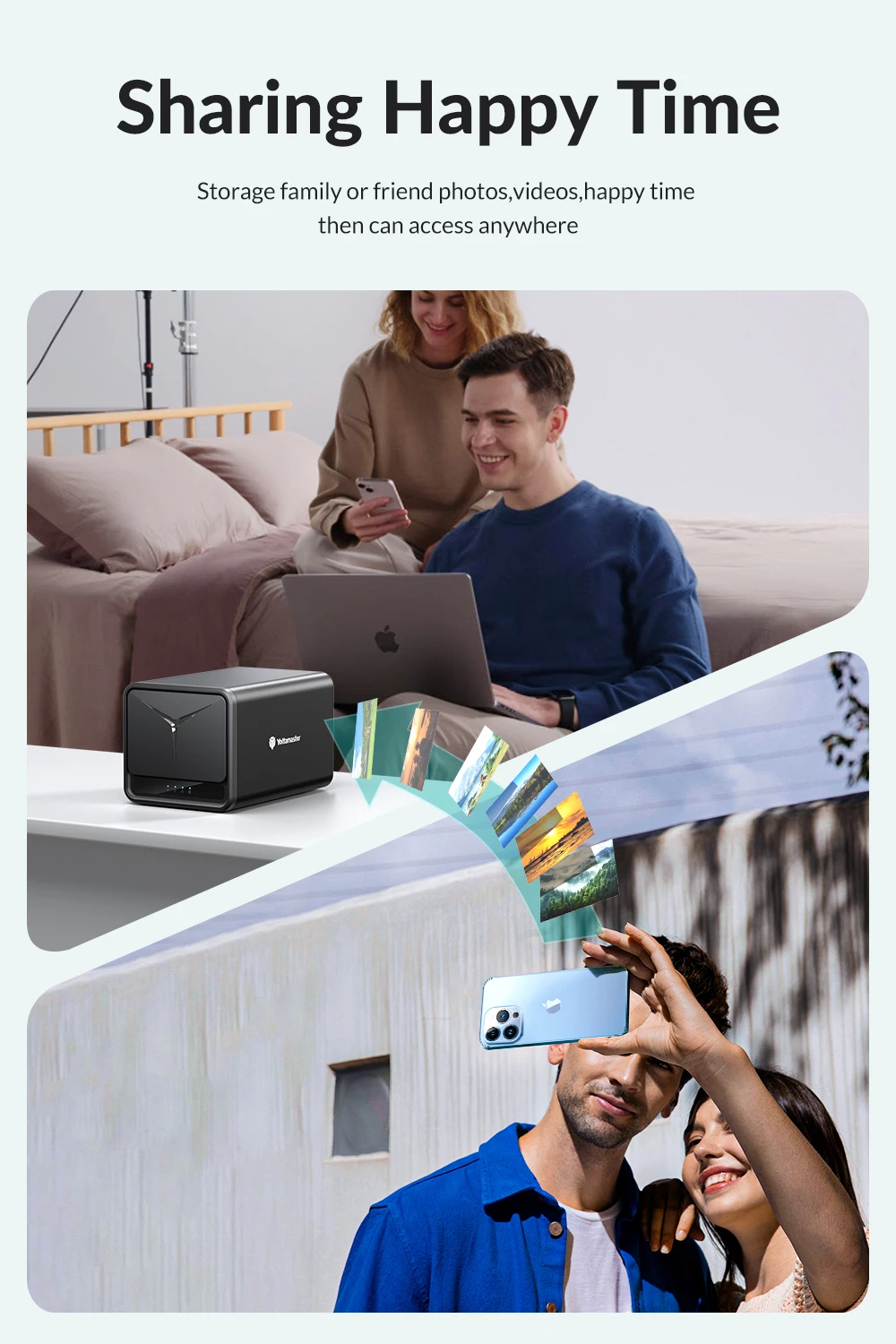 Сетевое крепление yottamaster raid dual bay поддерживает удаленный доступ - Фотография_3