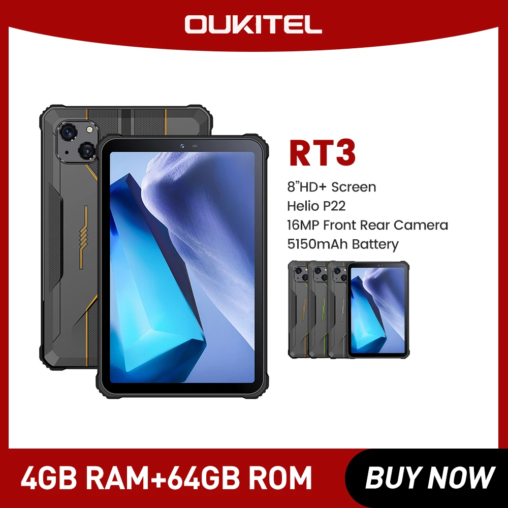 Oukitel rt3 компактный планшет с 8-дюймовым дисплеем