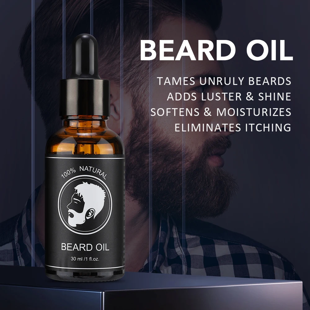 Масло для роста бороды на лице для мужчин - Фотография_3