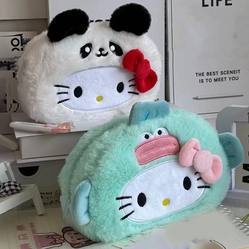 Kawaii hello kitty плюшевый пенал - Фотография_5