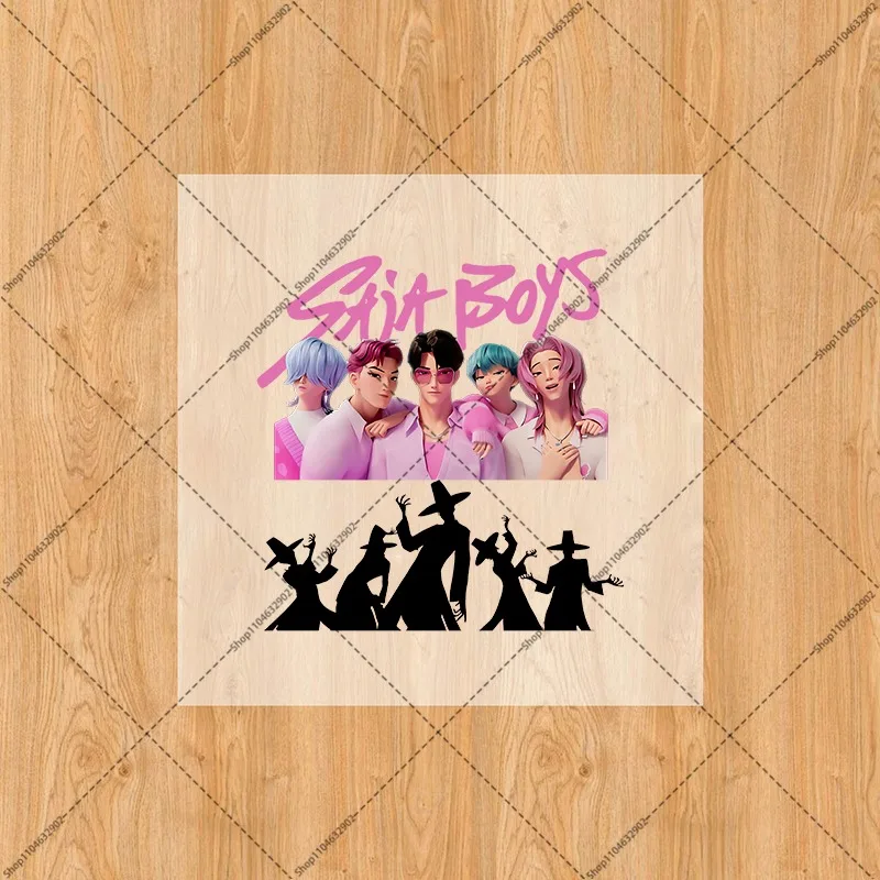 Kpop demon hunter iron on patches - Фотография_5