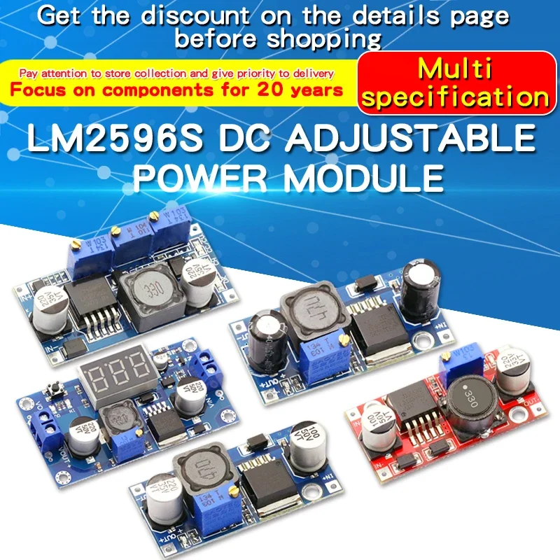 Lm2596s dc-dc регулируемый понижающий - Фотография_3