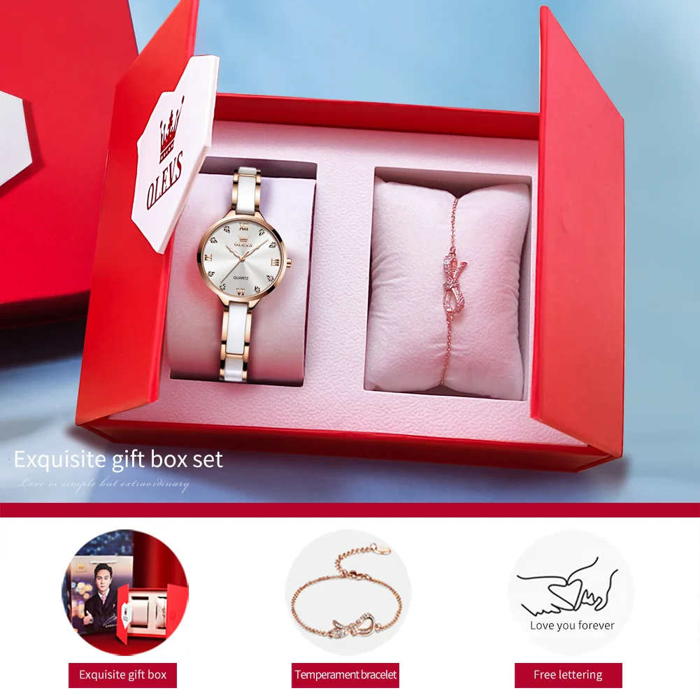 Olevs 5872 женские часы элегантные - Фотография_5