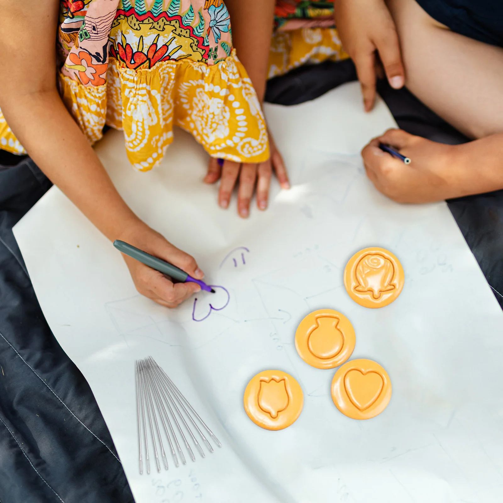 Элегантные корейские иглы с сахарными