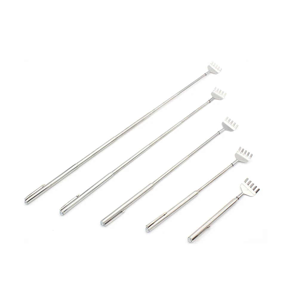 Выдвижной скребок для спины из нержавеющей стали