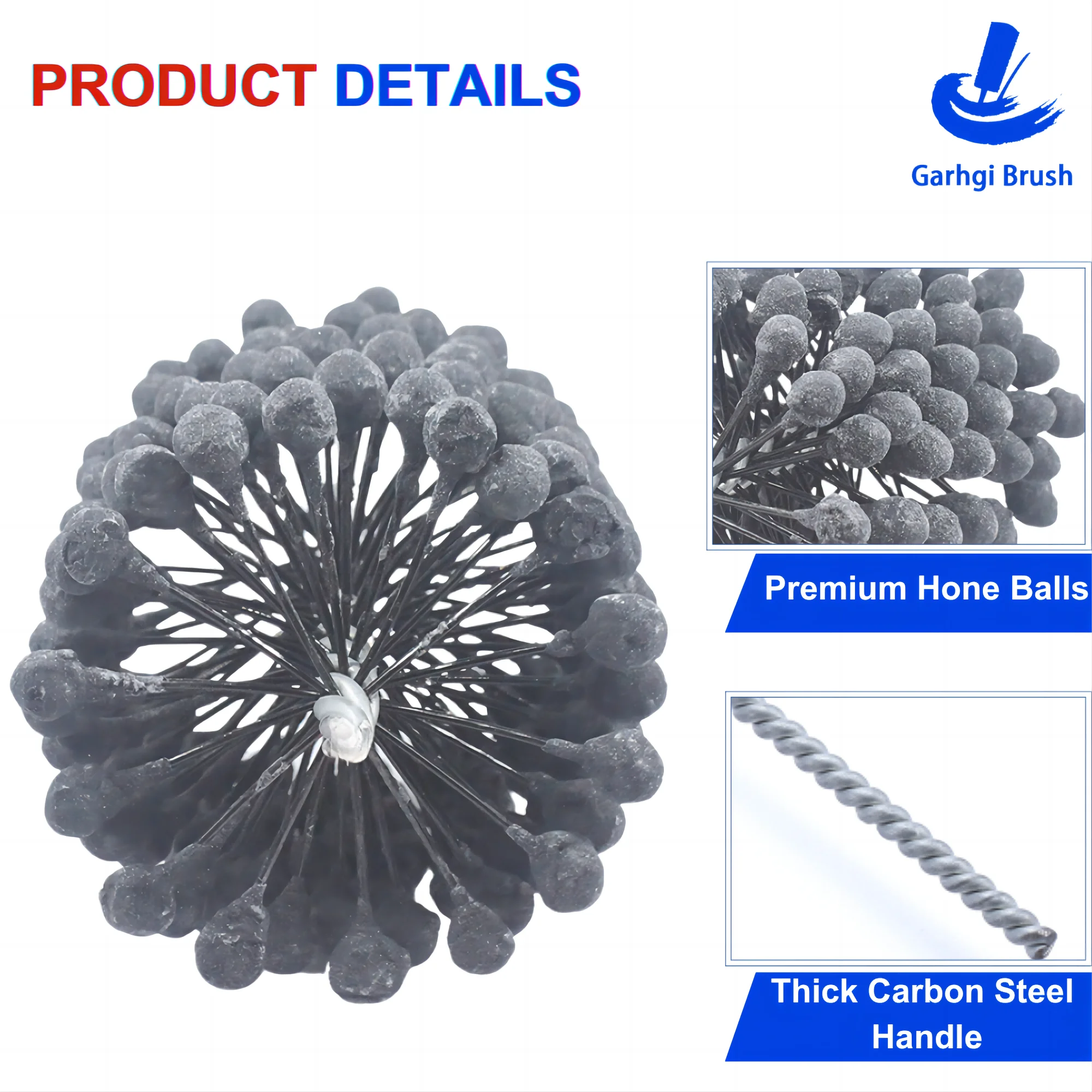 240 грит шаровые щетки для хонинговых цилиндров - Фотография_4