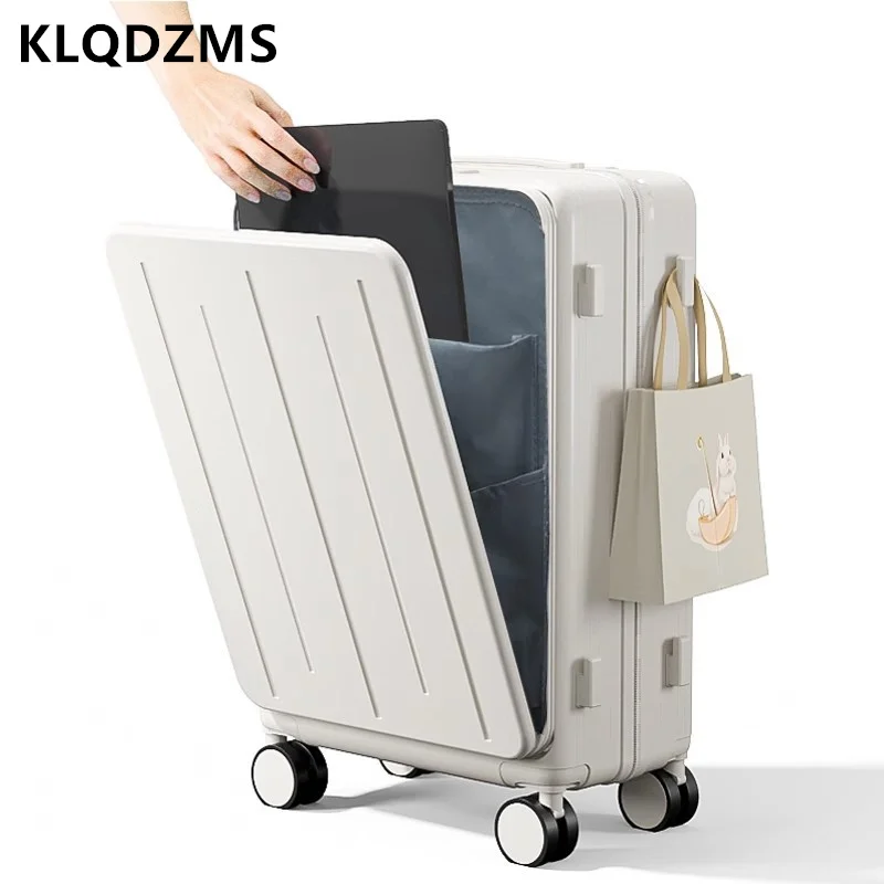 Klqdzms высококачественный чемодан с передним отверстием - Фотография_5
