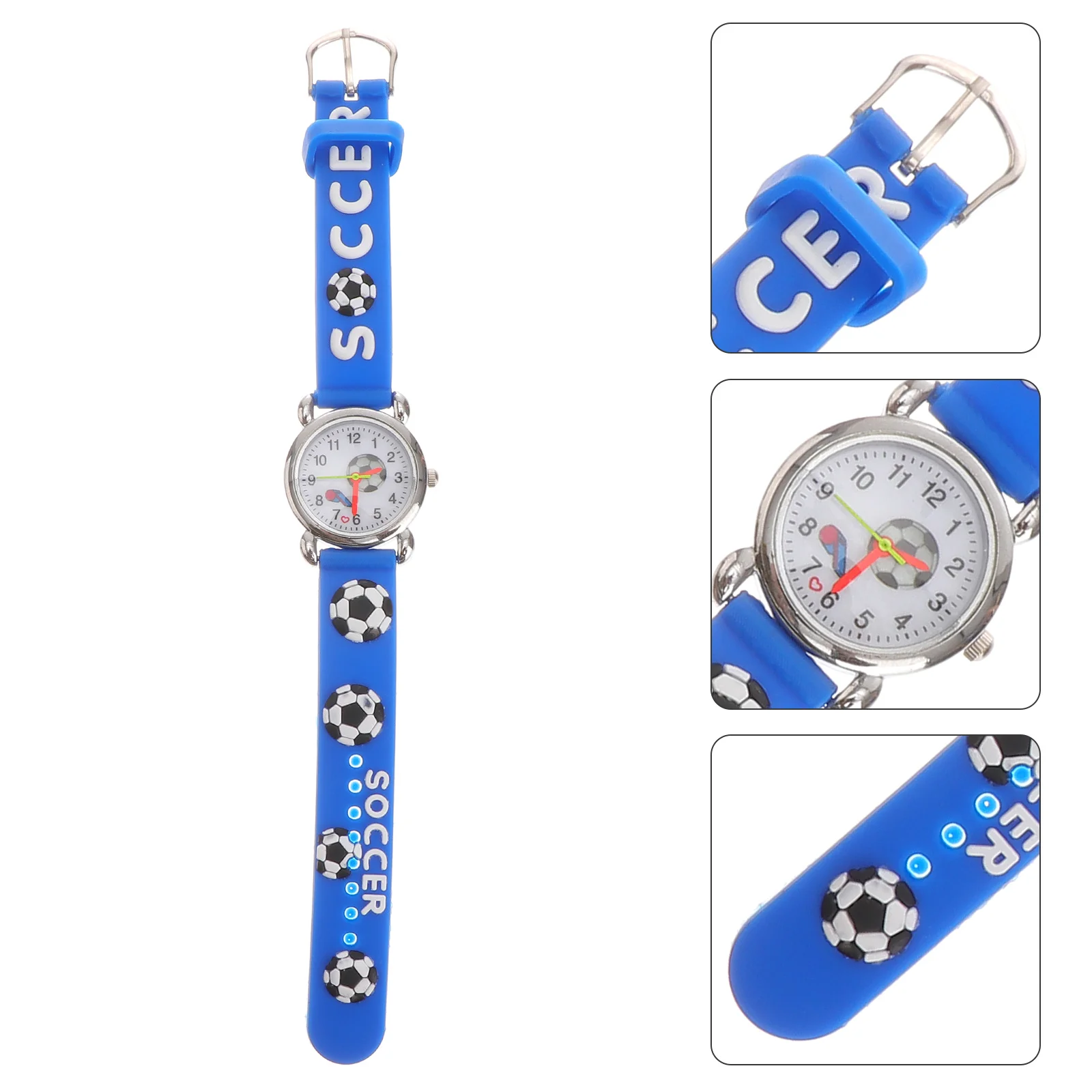 Креативные футбольные и свистки 3d детские часы с мультяшным дизайном - Фотография_6