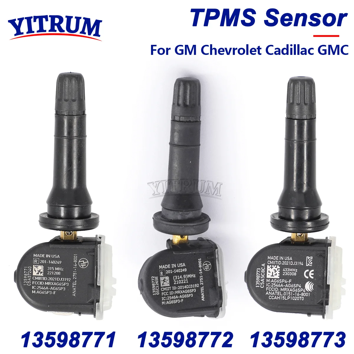 Датчик давления в шинах tpms для