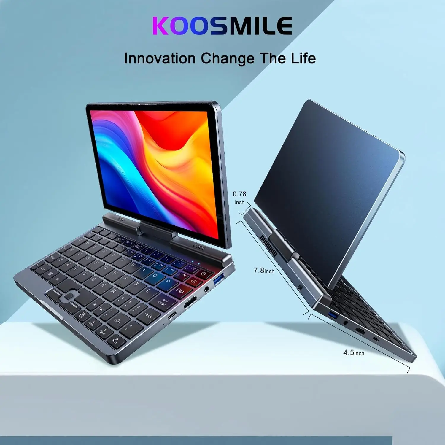 Портативный мини-ноутбук с windows 11 - Фотография_6