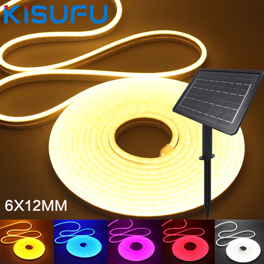 Dc24v солнечная светодиодная неоновая