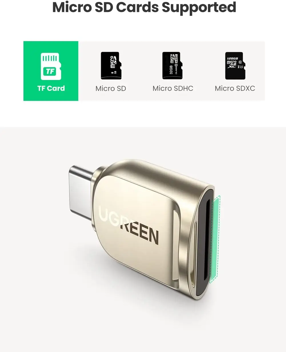 Ugreen usb c micro card reader - Фотография_5