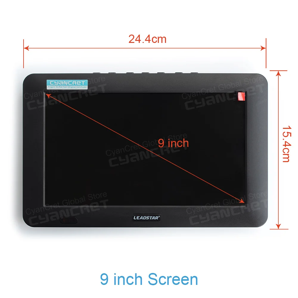 Leadstar d9 9-дюймовый портативный - Фотография_3
