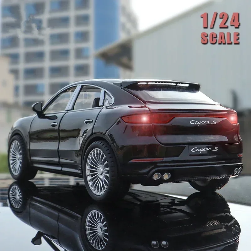 Модель автомобиля porsche cayenne s turbo suv в масштабе 1:24 - Фотография_4