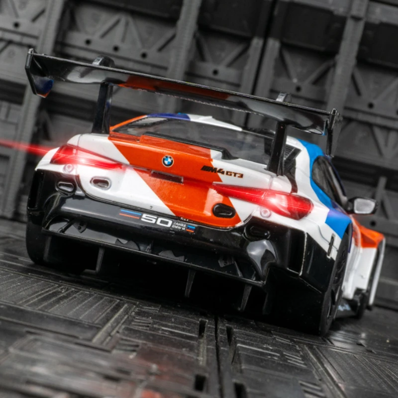 1:24 bmw m4 gt3 модель спортивного автомобиля из сплава - Фотография_4