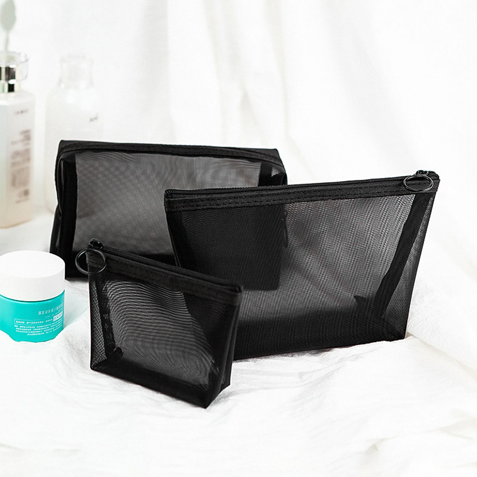 Сетчатые дорожные сумки для хранения - Фотография_4