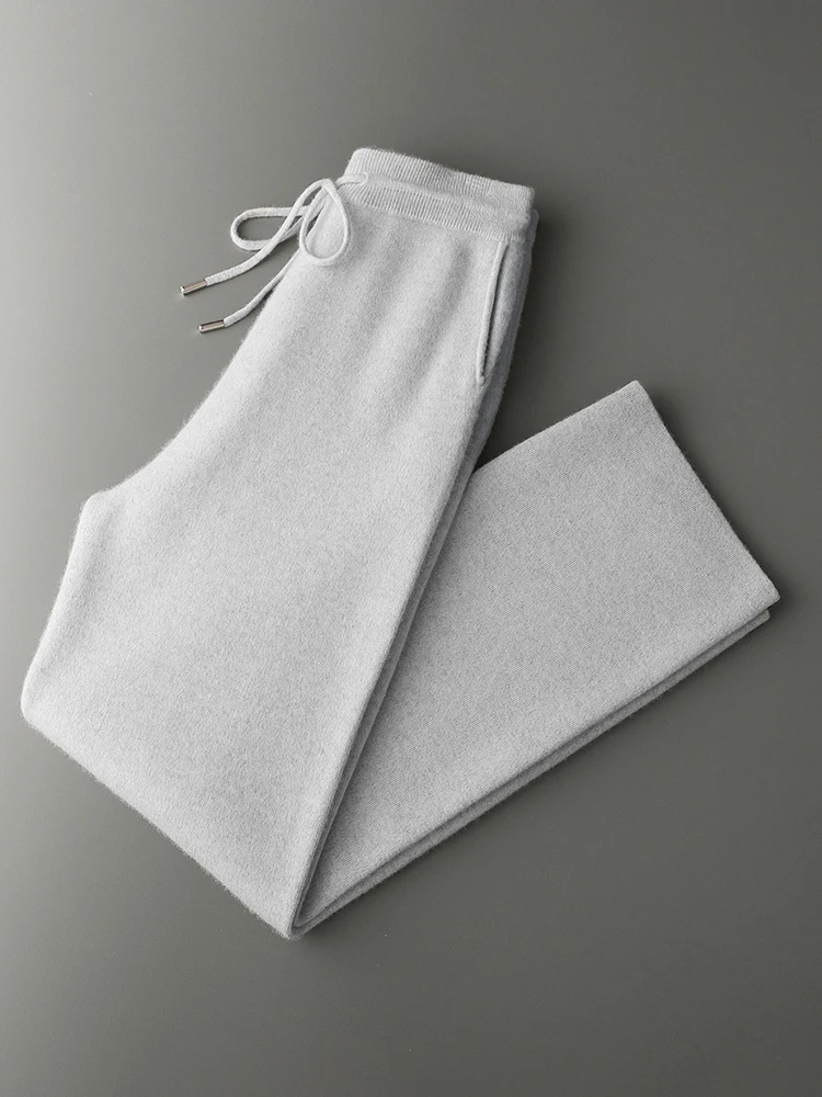 Выбор высококачественных мужских широких брюк из 100% кашемира - Фотография_4