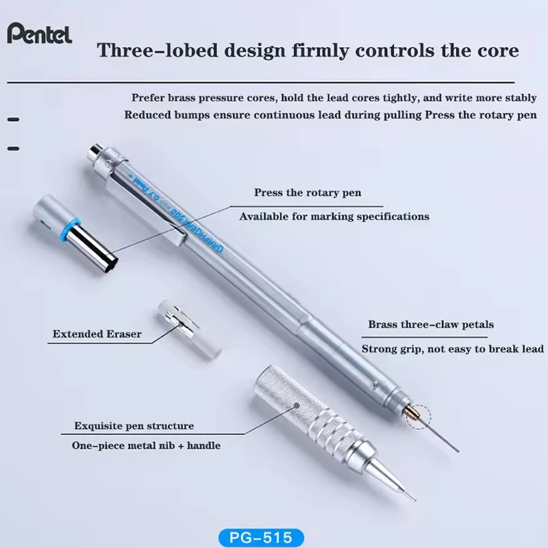 Механический карандаш pentel graphgear 500 - Фотография_3