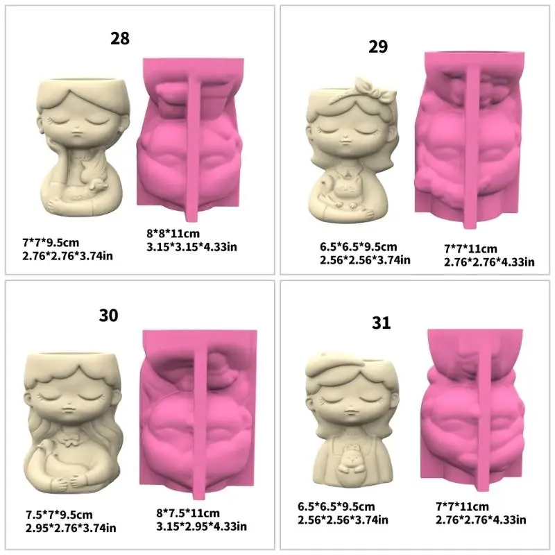 31bb safe silicone flanter плесень с девушкой фигур - Фотография_6