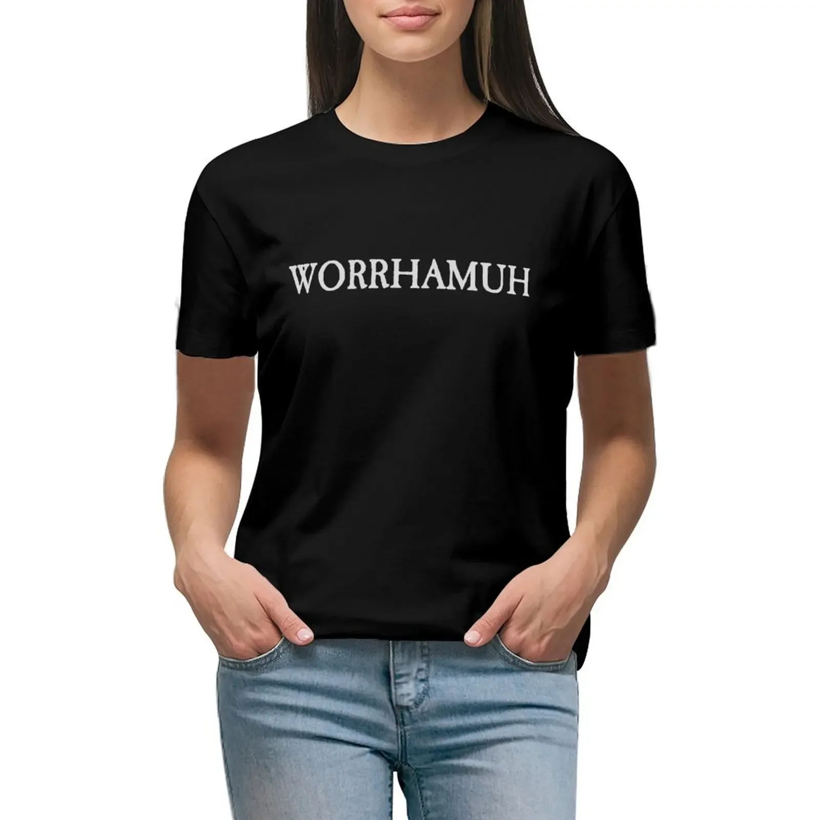 Футболка с принтом worrhamuh