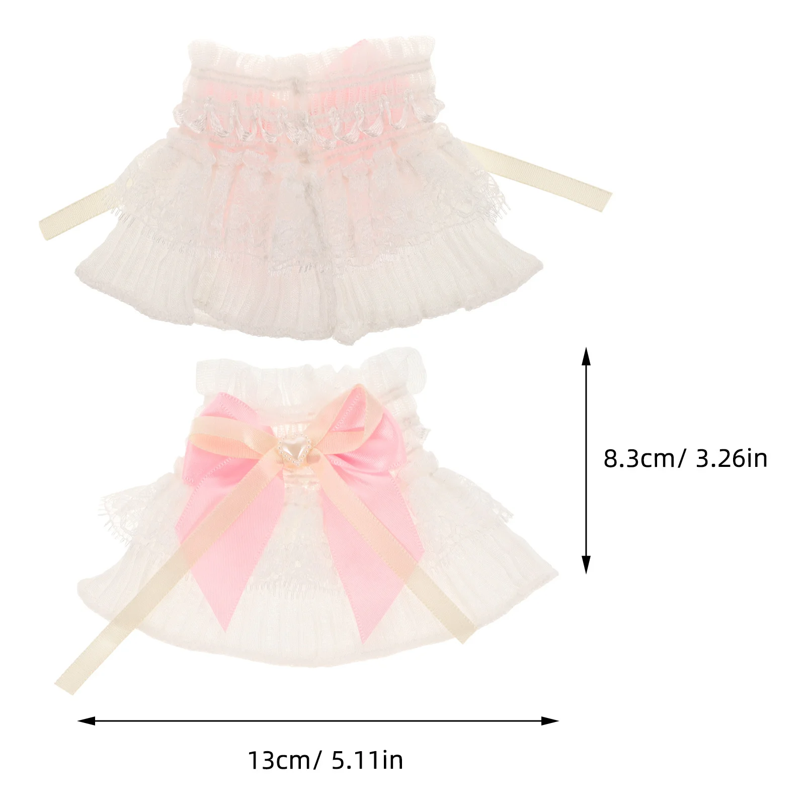 1 пара кружевных манжет на запястье для женщин - Фотография_2