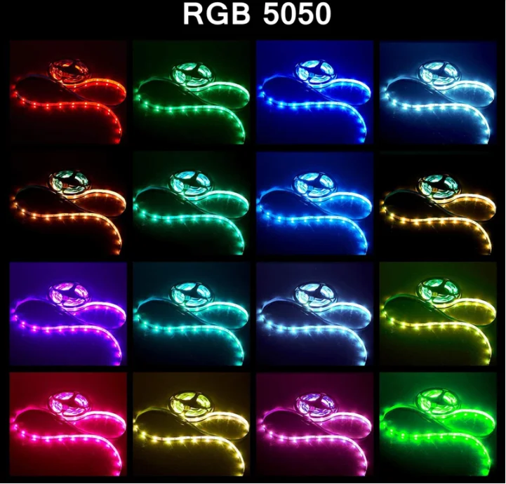 Usb светодиодная лента 5050 rgb - Фотография_5
