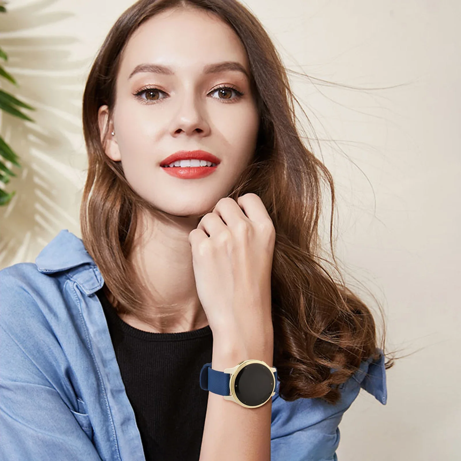 Силиконовый ремешок 18 мм для garmin vivoactive 4s/3s/2s venu2s/3s - Фотография_6